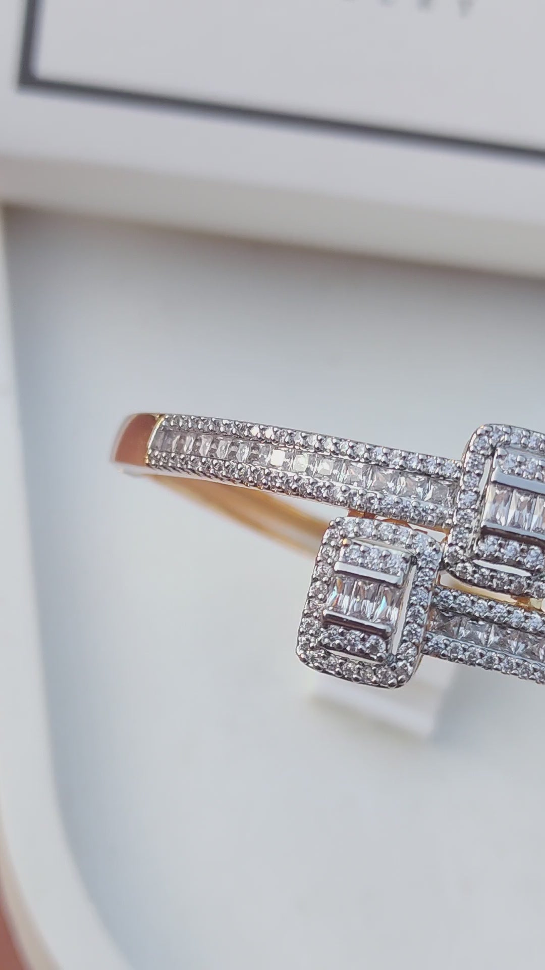 22K GOLD PLATED| REAL ZIRCONS| ADJUSTABLE | 1 YEAR WARRANTY |