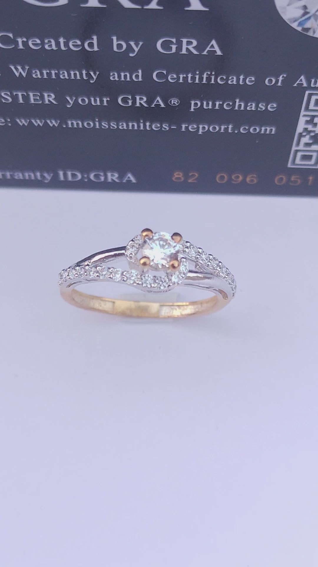 925 SILVER STERLING RING WITH MOISSANITE DIAMOND PAWNABLE AND LEGIT S11
