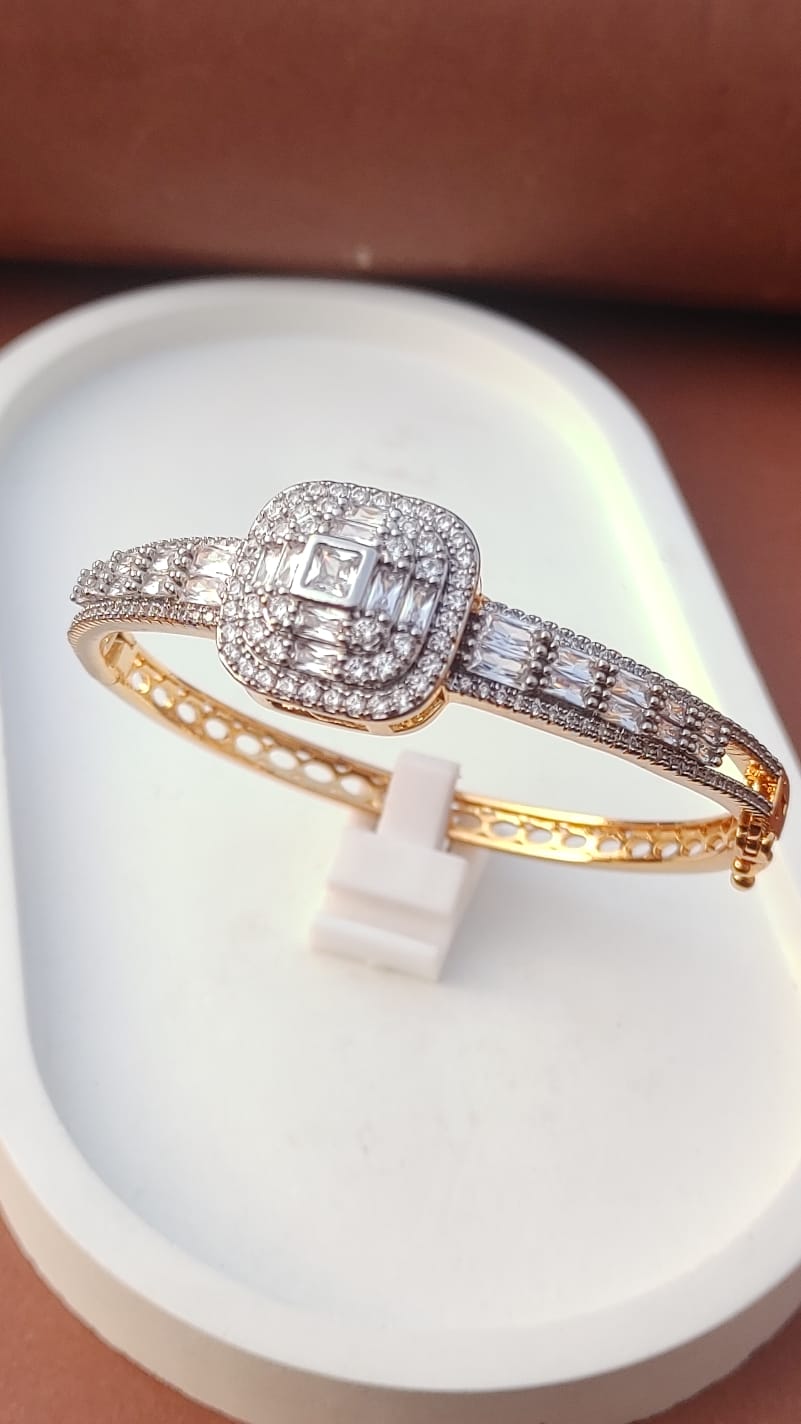 22K GOLD PLATED| REAL ZIRCONS| ADJUSTABLE | 1 YEAR WARRANTY |