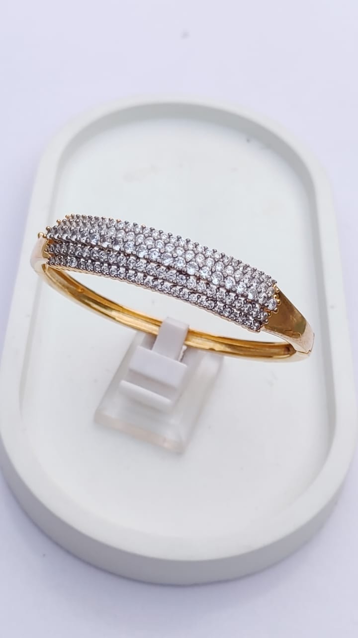 22K GOLD PLATED| REAL ZIRCONS| ADJUSTABLE | 1 YEAR WARRANTY |